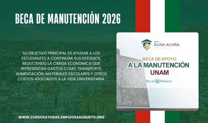 Beca de Manutención