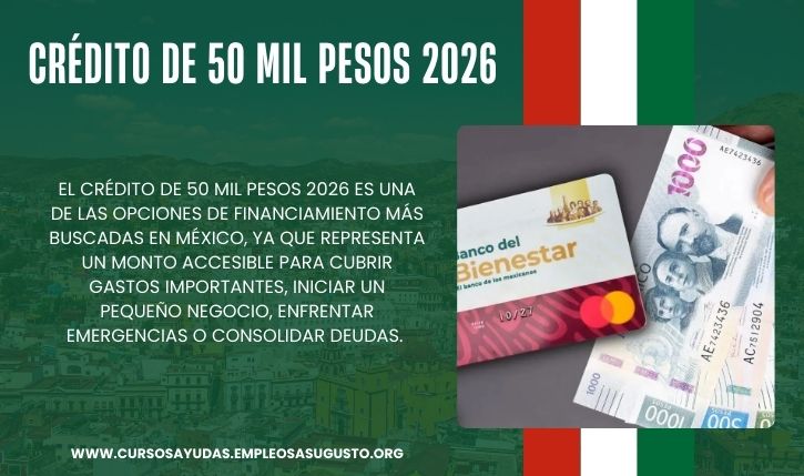 Crédito de 50 mil pesos